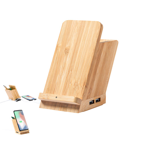 4 in 1 Multifunktionsbleistift der Liene "Natur" aus Bambus - Bloxem Personalisiert