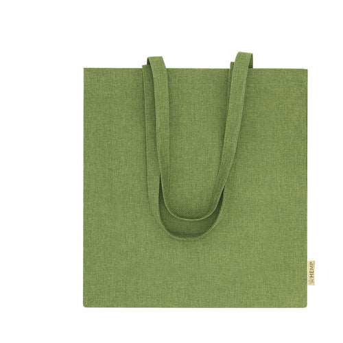 Tasche der Liene "Natur" aus 100 % Hanfgewebe von 200 g / m2, das aus der Cannabispflanze gewonnen wird, deren Prozesse sowohl für den Anbau als auch für die Gewinnung von Fasern umweltfreundlich sind, was zu einem...