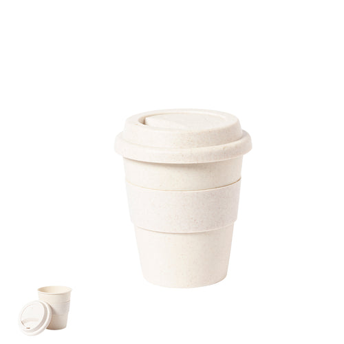 Becher aus marmoriertem PP mit einem Fassungsvermögen von 350 ml - Melpak Personalisiert
