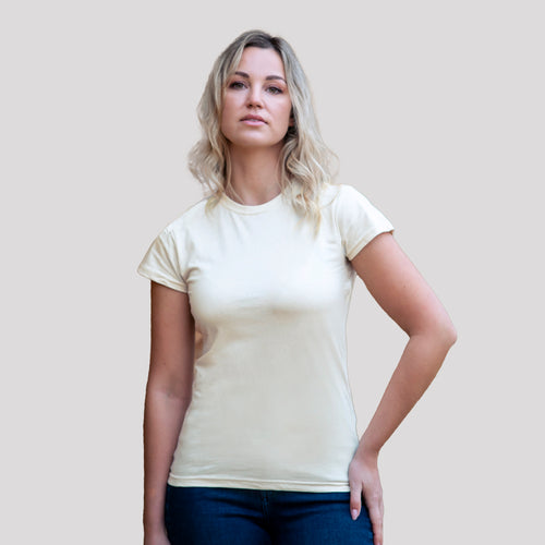 Damen-T-Shirt Keya Organic Natural - Organic WM Personalisiert