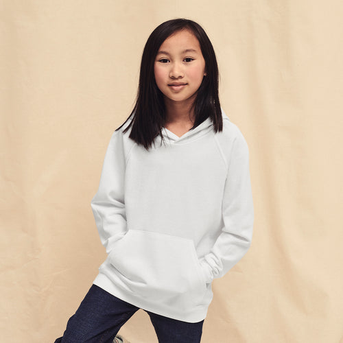 Felpe Per Bambini Lightweight Hooded Sweat Personalizzato - Felpa leggera con cappuccio taglia bambini unisex Fruit Of The Loom
