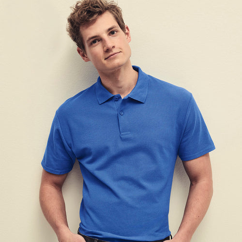 Farbiges Poloshirt für Erwachsene Original von Fruit Of The Loom Personalisiert
