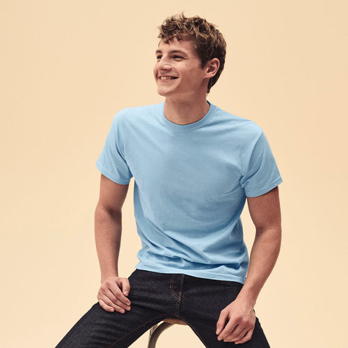 Farbiges T-Shirt für Erwachsene Original T von Fruit Of The Loom Personalisiert