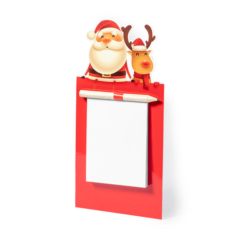 Magnet mit Notizblock in einem lustigen Weihnachtsbaumdesign - Larry Personalisiert