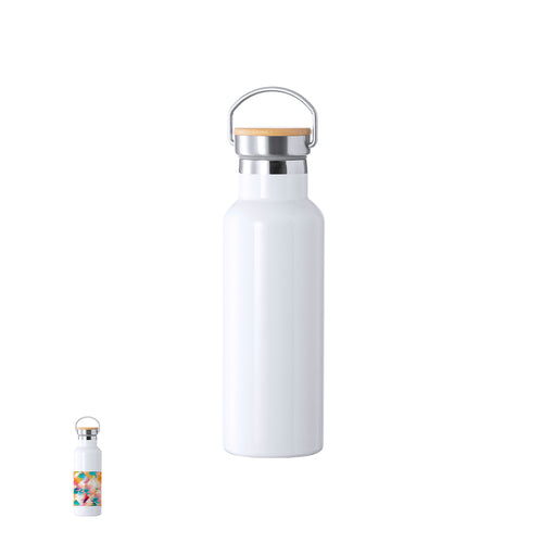 Thermobecher mit 500 ml Fassungsvermögen, aus doppelwandigem Edelstahl und speziell für den Sublimationsdruck entwickelt - Ying Personalisiert