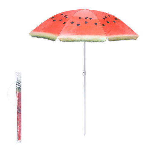 Bunter Sonnenschirm mit Fruchtmotiven - Chaptan Personalisiert