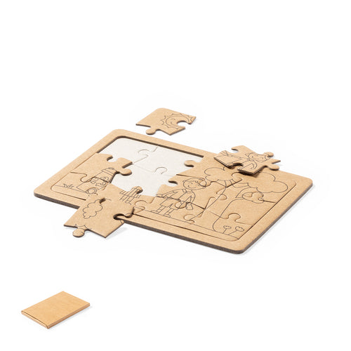 Puzzle-Set „Nature Line“ aus recyceltem Karton - Clavier Personalisiert