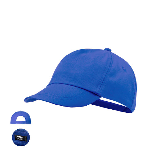 5-Panel-Kappe für Kinder aus widerstandsfähigem RPET-Polyester mit weicher Oberfläche und verstellbarem Klettverschluss - Rick Personalisiert