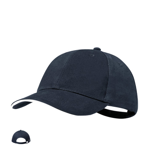 6-Panel-Kappe aus strapazierfähiger, gebürsteter Baumwolle mit 250 g/m² - Linnea Personalisiert