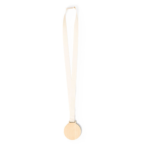 Nature-Line-Medaille aus Naturholz - Guster Personalisiert