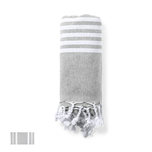Pareo-Handtuch mit zweifarbigem Design, hergestellt aus 100 % Baumwolle mit 180 g/m2 - Vedant Personalisiert
