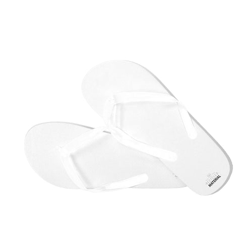 Paar Flip-Flops aus der Naturlinie mit einer widerstandsfähigen Sohle aus recyceltem EVA - Tapiok Personalisiert
