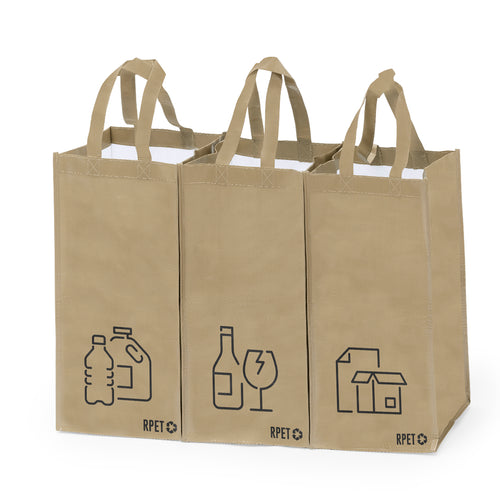 Set mit 3 Recycling-Taschen - Stuggar Personalisiert