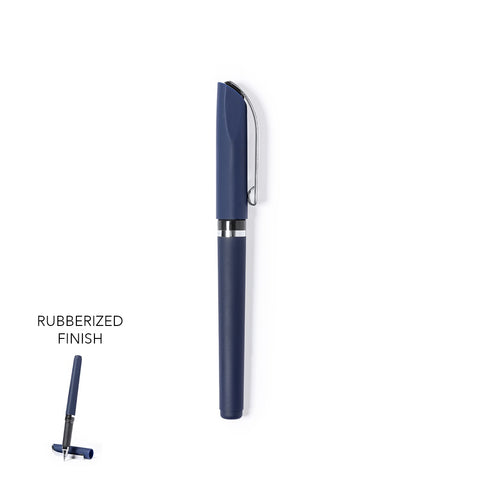 Rollerball aus widerstandsfähigem ABS und gummiertem Gehäuse - Bandax Personalisiert