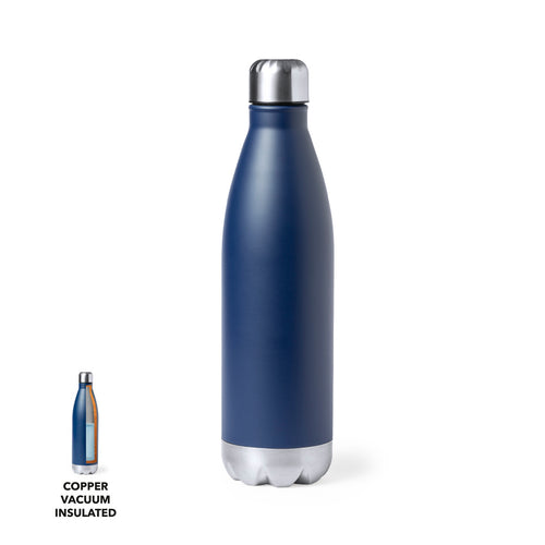 Thermoskanne mit einem Fassungsvermögen von 750 ml, hergestellt aus doppelwandigem Edelstahl - Willy Personalisiert