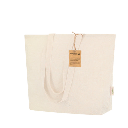 Natur Linie Tasche aus 140g/m2 recycelter Baumwolle - Periad Personalisiert