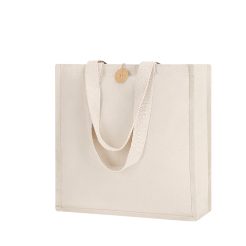 Tasche, hauptsächlich aus Baumwolle gefertigt, mit natürlichem Finish und extra hohem Flächengewicht von 310 g/m² - Sembak Personalisiert