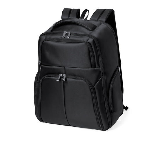 Hochwertiger Rucksack aus strapazierfähigem 600D Nyon mit schwarzem Finish - Mauroz Personalisiert