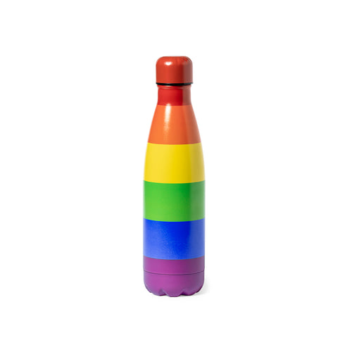 Regenbogenflasche mit 790 ml Fassungsvermögen, hergestellt aus mehrfarbigem Edelstahl - Jedet Personalisiert