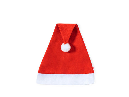 Lustige Weihnachtsmannmütze aus RPET mit weichem Band und weißem Bommel - Coyfel Personalisiert