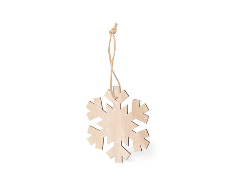 Elegantes und modernes Weihnachtsornament aus weichem Naturholz - Fultom Personalisiert