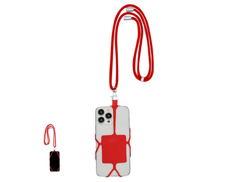 Original Handy-Lanyard aus strapazierfähigem Polyester und flexiblem Silikon - Sebly Personalisiert
