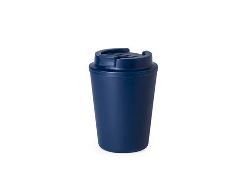 Thermobecher aus haltbarem, doppelwandigem PP mit einem Fassungsvermögen von 300 ml in matter Farbe - Holwe Personalisiert