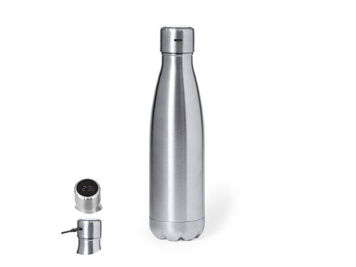 Doppelwandige Thermoskanne aus Edelstahl mit 500 ml Fassungsvermögen in matter Ausführung - Chuck Personalisiert