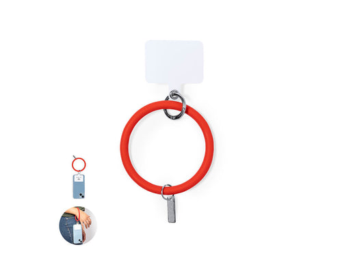 Original-Handyhalter-Armband aus flexiblem Silikon, anpassbar an alle Arten von Handgelenken - Naomi Personalisiert