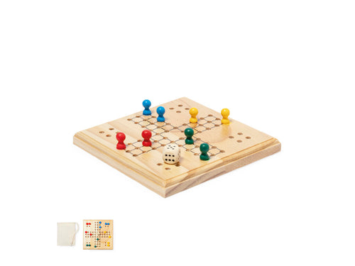 Unterhaltsames Parcheesi-Spiel aus Holz - Thumper Personalisiert