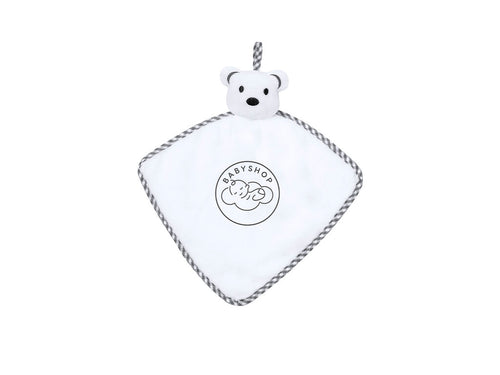 Zartes Doudou mit niedlichem weißem Teddybär-Design - Turam Personalisiert