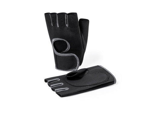Sporthandschuhe aus weichem Polyester und Neopren-Lycra, einer Stoffkombination, die eine zweite Haut bildet, die sich der Hand anpasst, mit Klettverschluss am Handgelenk - Scot Personalisiert