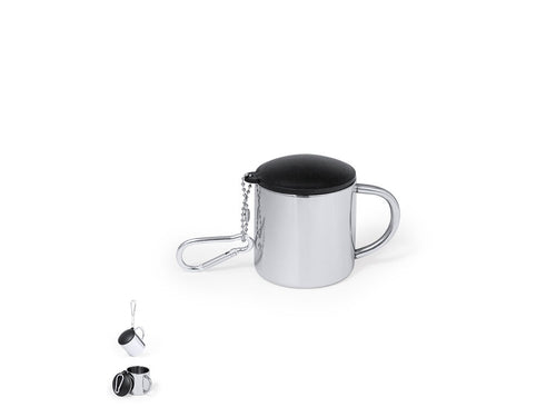 Doppelwandiger Edelstahlbecher mit 145ml Fassungsvermögen - Melbour Personalisiert