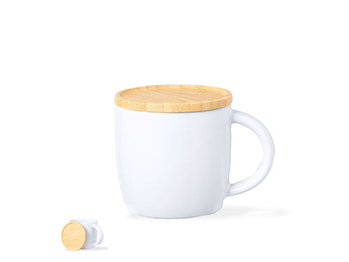 Keramikbecher mit einem Fassungsvermögen von 350 ml - Zenara Personalisiert