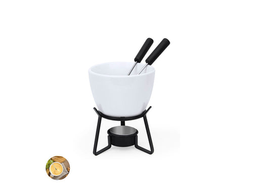 Fabelhaftes Fondue aus Keramik und Metall - Helvet Personalisiert
