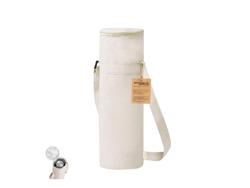 Thermotasche für den Transport von Flaschen bis zu 1,5 l, hergestellt aus recycelter Baumwolle - Sirkin Personalisiert