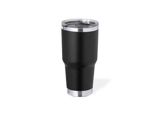 Thermobecher aus doppelwandigem, recyceltem Edelstahl mit 600 ml Fassungsvermögen - Tobey Personalisiert