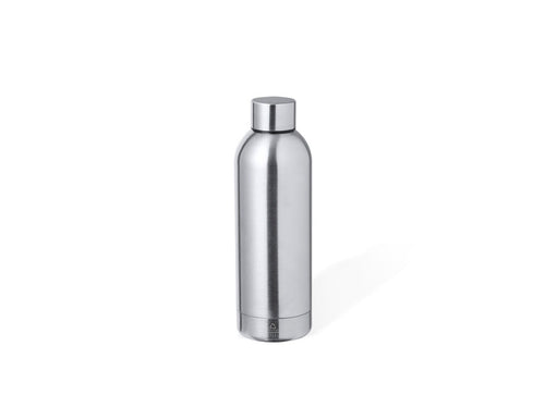 Doppelwandige Thermoflasche aus recyceltem Edelstahl mit einem Fassungsvermögen von 500 ml - Hilker Personalisiert