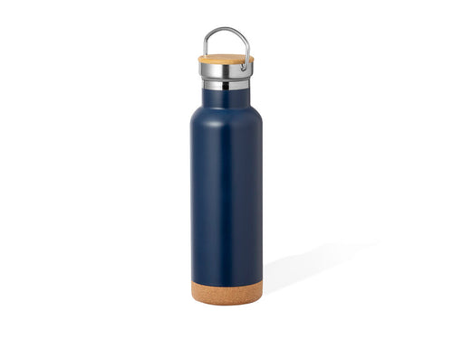 Thermoskanne mit 650 ml Fassungsvermögen, aus Edelstahl mit Doppelwand - Dixont Personalisiert
