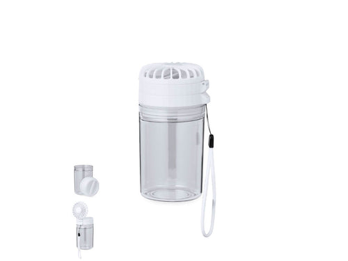 Praktische Flasche mit Ventilator, aus Tritan und mit einem Fassungsvermögen von 350 ml - Zexen Personalisiert