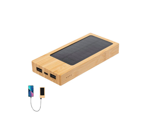 Externer Zusatzakku mit Solarladung und 4 - Molden Personalisiert