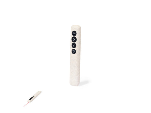 Stilvoller Laserpointer der Klasse 2 mit USB-Anschluss aus Weizenstroh - Lesi Personalisiert
