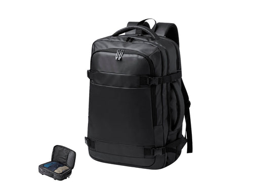 Dokumentenrucksack aus stilvollem PU-Leder - Tanen Personalisiert