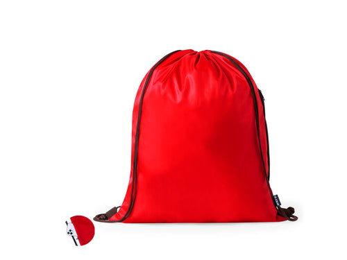 Kordelzug-Rucksack aus weichem 210T RPET Polyester - Hildan Personalisiert