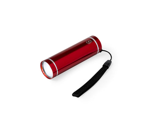 Widerstandsfähige Taschenlampe aus recyceltem Aluminium - Flareon Personalisiert