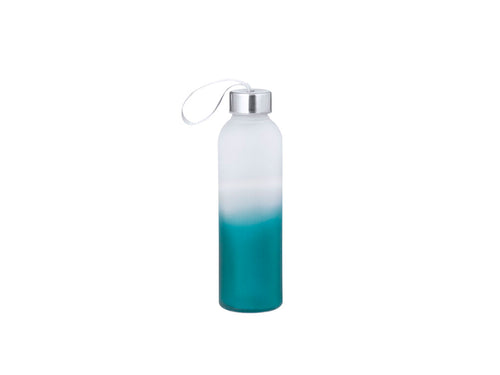Flasche aus Glas und rostfreiem Stahl mit einem Fassungsvermögen von 500 ml - Nortalik Personalisiert