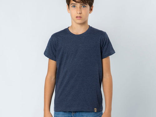 Kinder T-Shirt aus 60% recycelter Baumwolle in Kombination mit RPET, Single Jersey, 150g/m2 - Bandul Personalisiert