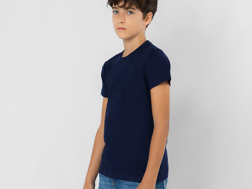 Kinder Unisex-Kurzarm-T-Shirt in Schlauchware aus 100% Baumwolle, Single-Jersey 160 g/m² - Seiyo Personalisiert