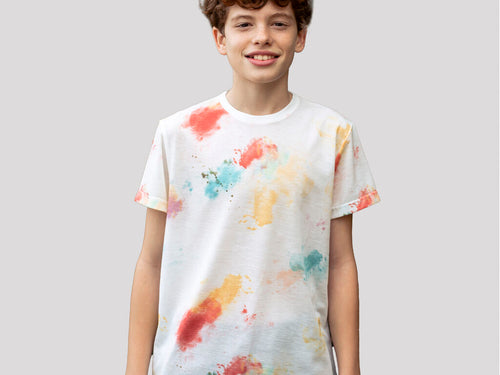 Kinder T-Shirt aus 100% Polyester atmungsaktives Material 160g/m2, mit Baumwoll-Gefühl - Hearvin Personalisiert