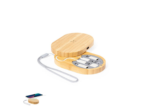 Komplettes Set aus 15W Wireless-Ladegerät und Ladekabel - Eliot Personalisiert